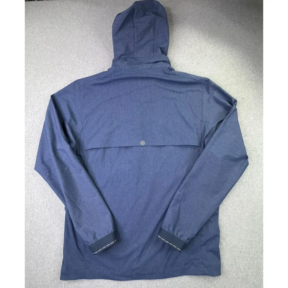 Cole Haan ZeroGrand Utility‎ Jacket Mens L Blue Zip Vented Water Wind Resistant